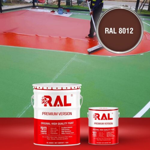 B26 Son san the thao PU tu san RAL 8012 1