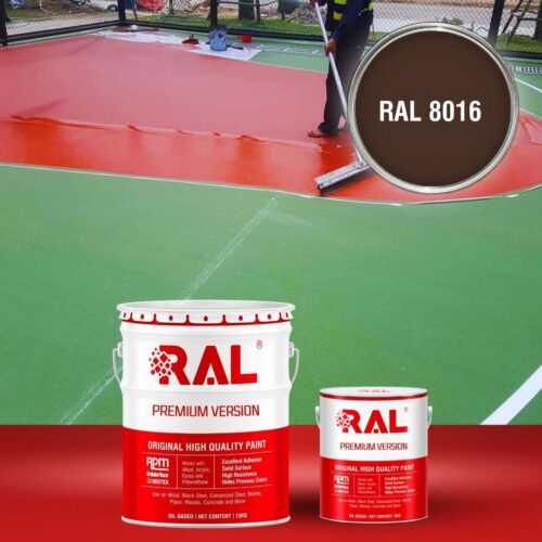 B26 Son san the thao PU tu san RAL 8016 1
