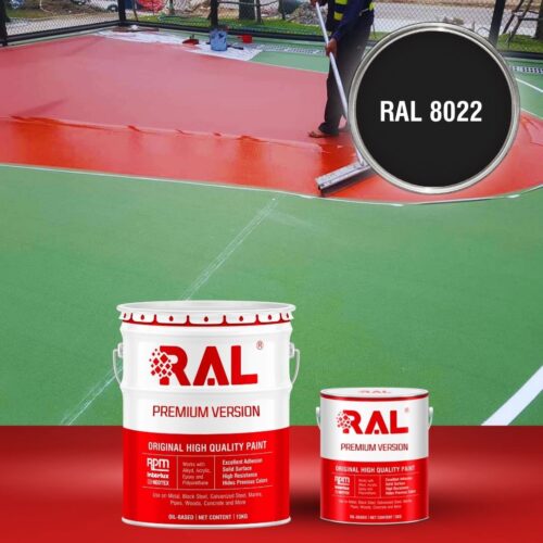 B26 Son san the thao PU tu san RAL 8022 1