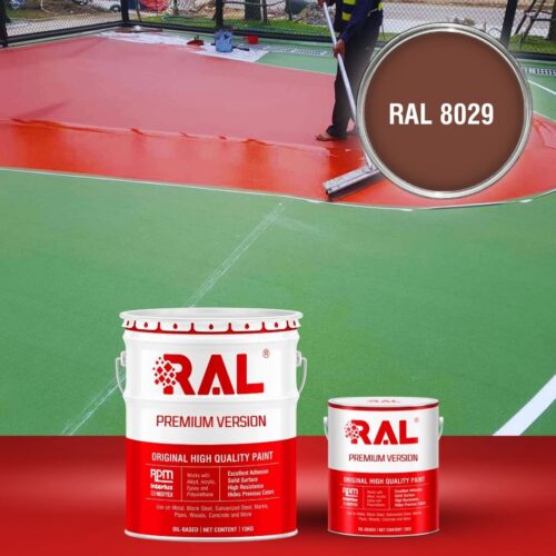 B26 Son san the thao PU tu san RAL 8029 1