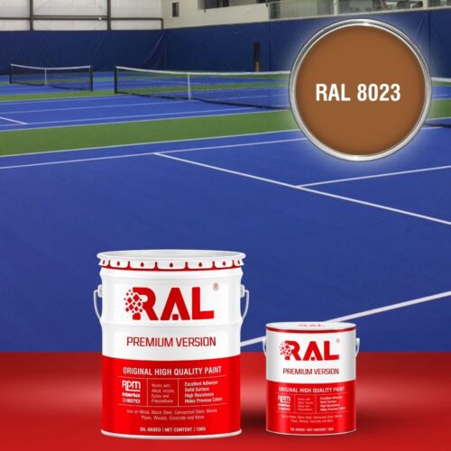 B27 Son san the thao Epoxy tu san RAL 8023 1