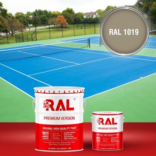 B29 Son san the thao PU he lan RAL 1019 1