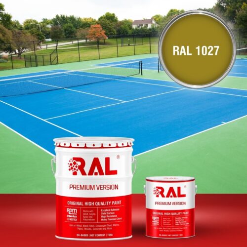 B29 Son san the thao PU he lan RAL 1027 1