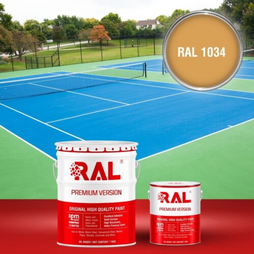 B29 Son san the thao PU he lan RAL 1034 1