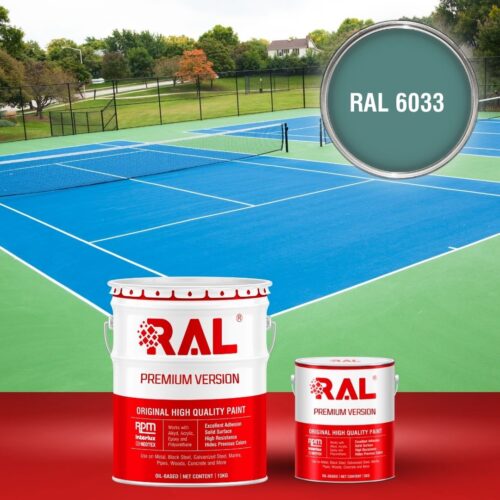 B29 Son san the thao PU he lan RAL 6033 1